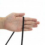 MEDIUM POLYESTER CORD 5mm BLACK 100m / CORDÓN DE POLIÉSTER MEDIANO 5mm NEGRO 100m