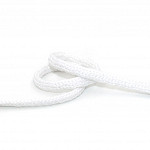 MEDIUM POLYESTER CORD 5mm WHITE 100m / CORDÓN DE POLIÉSTER MEDIANO 5 mm BLANCO 100m