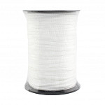 MEDIUM POLYESTER CORD 5mm WHITE 100m / CORDÓN DE POLIÉSTER MEDIANO 5 mm BLANCO 100m