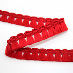 MILANE DANGLING FRINGE 1,6cm RED 50m