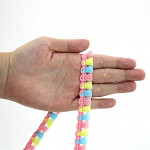 MILANE TASSEL FRINGE 1,6cm BABY PINK/BABY YELLOW/BABY BLUE 50m