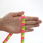 MILANE TASSEL FRINGE 1,6cm NEON PINK/NEON YELLOW/NEON GREEN 50m