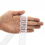 MILENIUM LACE 2,7cm WHITE 30m / ENCAJE MILENIUM 2,7cm BLANCO 30m