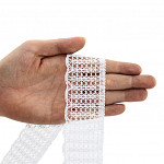 MILENIUM LACE 4,5cm WHITE 30m