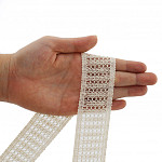 MILENIUM LACE 4cm RAW 30m / ENCAJE MILENIUM 4cm CRUDO 30m