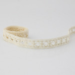 MOUSTACHE LACE 2cm RAW 30m / ENCAJE CRUZ DEL SUR 2cm CRUDO 30m