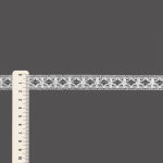 MOUSTACHE LACE 2cm WHITE 30m / ENCAJE CRUZ DEL SUR 2cm BLANCO 30m