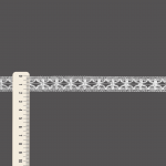 MOUSTACHE LACE 2cm WHITE 30m / ENCAJE CRUZ DEL SUR 2cm BLANCO 30m