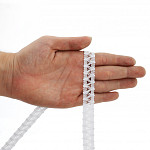 MOUSTACHE LADDER LACE 1,3cm WHITE 30m / ENCAJE VAINILLA CRUZ DEL SUR 1,3cm BLANCO 30m