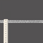 MOUSTACHE LADDER LACE 1,3cm WHITE 30m / ENCAJE VAINILLA CRUZ DEL SUR 1,3cm BLANCO 30m
