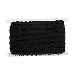 PASAMANERÍA AMELIA 1,5cm NEGRO 20m / PASSEMENTERIE AMELIA 1,5cm BLACK 20m