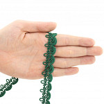 PASAMANERÍA AMELIA 1,5cm VERDE 20m / PASSEMENTERIE AMELIA 1,5cm GREEN 20m