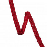 PASSAMANARIA ESPIGA 1cm VERMELHO / PASSEMENTERIE 1cm RED 20m / PASAMANERÍA ESPINA 1cm ROJO 20m