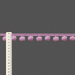 PASSAMANARIA POMPOM 2,5cm LILÁS / POM POM BALL PASSEMENTERIE 2,5cm LILAC 50m / PASAMANERÍA POMPÓN 2,5cm LILA 50m