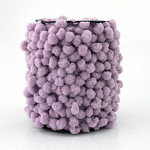 PASSAMANARIA POMPOM 2,5cm LILÁS / POM POM BALL PASSEMENTERIE 2,5cm LILAC 50m / PASAMANERÍA POMPÓN 2,5cm LILA 50m
