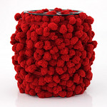 PASSAMANARIA POMPOM 2,5cm VERMELHO / POM POM BALL PASSEMENTERIE 2,5cm RED 50m / PASAMANERÍA POMPÓN 2,5cm ROJO 50m