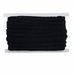 PASSEMENTERIE 1cm BLACK 20m / PASAMANERÍA ESPINA 1cm NEGRO 20m