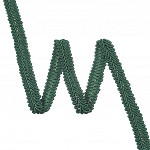 PASSEMENTERIE 1cm GREEN 20m / PASAMANERÍA ESPINA 1cm VERDE 20m