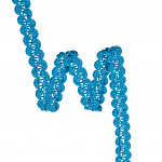 PASSEMENTERIE AGNES 1,5cm BLUE 20m / PASAMANERÍA AGNES 1,5cm AZUL 20m