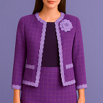 PASSEMENTERIE AGNES 1,5cm LAVANDER 20m / PASAMANERÍA AGNES 1,5cm LAVANDA 20m