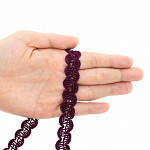 PASSEMENTERIE AGNES 1,5cm PURPLE GRAPE 20m / PASAMANERÍA AGNES 1,5cm UVA 20m