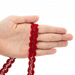 PASSEMENTERIE AGNES 1,5cm RED 20m / PASAMANERÍA AGNES 1,5cm ROJO 20m