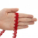 PASSEMENTERIE AMELIA 1,5cm RED 20m / PASAMANERÍA AMELIA 1,5cm ROJO 20m