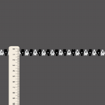 PASSEMENTERIE LISBELA 1,6cm BLACK/WHITE 10m / PASAMANERÍA LIBELA 1,6cm NEGRO/BLANCO 10m