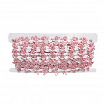 PASSEMENTERIE ROCOCO 2cm PINK/WHITE 10m / PASAMANERÍA ROCOCO 2cm ROSA/BLANCO 10m