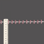 PASSEMENTERIE ROCOCO 2cm PINK/WHITE 10m / PASAMANERÍA ROCOCO 2cm ROSA/BLANCO 10m