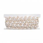 PASSEMENTERIE ROCOCO 2cm RAW/WHITE 10m / PASAMANERÍA ROCOCO 2cm CRUDO/BLANCO 10m