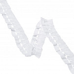 PENDANT FRINGE 3,7cm WHITE 10m / COLGANTE DE FLECOS 3,5cm BLANCO 10m