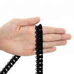 PENDANT TASSEL FRINGE 1,6cm BLACK 50m