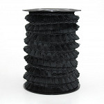 PENDANT TASSEL FRINGE 1,6cm BLACK 50m