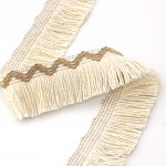 PEREQUÊ FRINGE 3,7cm RAW/JUTE 10m / FLECO PEREQUÊ 3,7cm CRUDO/YUTE 10m