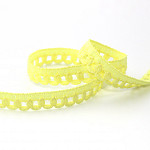 PICOT DE ENCAJE 9mm AMARILLO BEBÉ 30m / LACE PICOT 9mm BABY YELLOW 30m