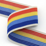 PLEATED ELASTIC 4,9cm CHAMPAGNE/ROYAL BLUE/BLUE/BABY YELLOW/BRICK 25m / ELÁSTICO PLISADO 4,9cm CHAMPÁN/AZUL REAL/AZUL/AMARILLO BEBÉ/LADRILLO 25m