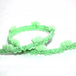 POM POM BALL ELASTIC 1,1cm BABY GREEN 50m