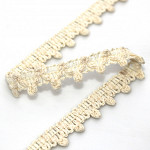 POM POM BALL LACE 1,1cm RAW 30m