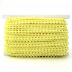 POM POM BALL LACE 1,2cm BABY YELLOW 30m / ENCAJE POMPÓN 1,2cm AMARILLO BEBÉ 30m