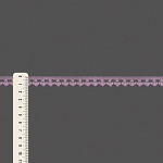 POM POM BALL LACE 1,2cm LILAC 10m / ENCAJE POMPÓN 1,2cm LILA 10m