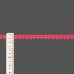 POM POM BALL LACE 1,2cm NEON PINK 10m / ENCAJE POMPÓN 1,2cm ROSA NEÓN 10m