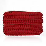 POM POM BALL LACE 1,2cm RED 30m / ENCAJE POMPÓN 1,2cm ROJO 30m