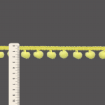 POM POM BALL PASSEMENTERIE 2,5cm BABY YELLOW 50m / PASAMANERÍA POMPÓN 2,5cm AMARILLO BEBÉ 50m