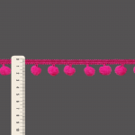 POM POM BALL PASSEMENTERIE 2,5cm PINK 50m / PASAMANERÍA POMPÓN 2,5cm ROSA 50m