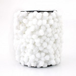 POM POM BALL PASSEMENTERIE 2,5cm RAW 50m / PASAMANERÍA POMPÓN 2,5cm CRUDO 50m