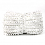 POM POM LADDER LACE 2,4cm RAW 30m