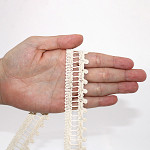 POM POM LADDER LACE 2,4cm RAW 30m