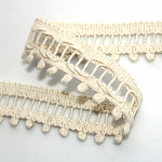 POM POM LADDER LACE 2,4cm RAW 30m