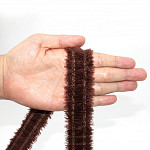 PUPPY PASSEMENTERIE 3,4cm BROWN/DARK SAND 20m